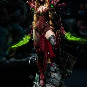 A 1/3 silicone full-length portrait of Valira from World of Warcraft