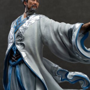 A 1/4 full-length portrait of Zhuge Liang from The Three Kingdoms series